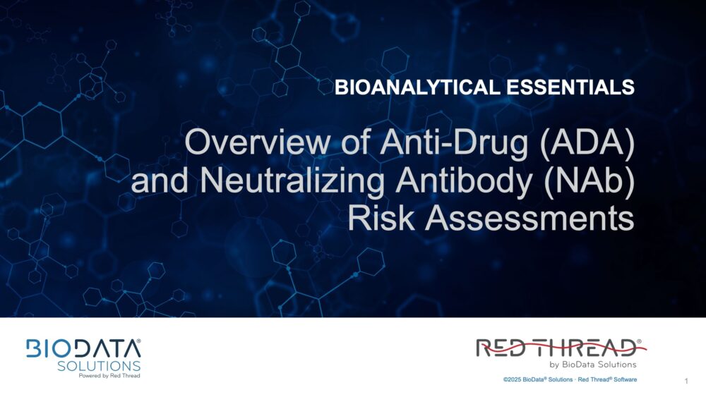 Overview of ADA and NAb Risk Assessments | BioData Video